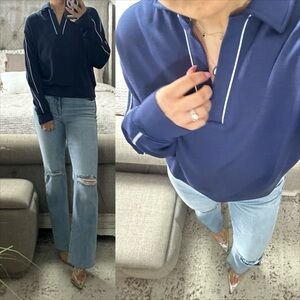 New💙 Midnight Sport Chic Pullover